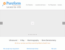 Tablet Screenshot of mypureform.com